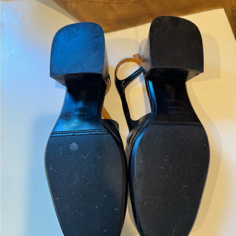 Sezane Paula Babies- Patent Black - Picture 8 of 9